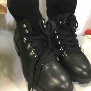 FRYE AND CO. Black Combat Boots